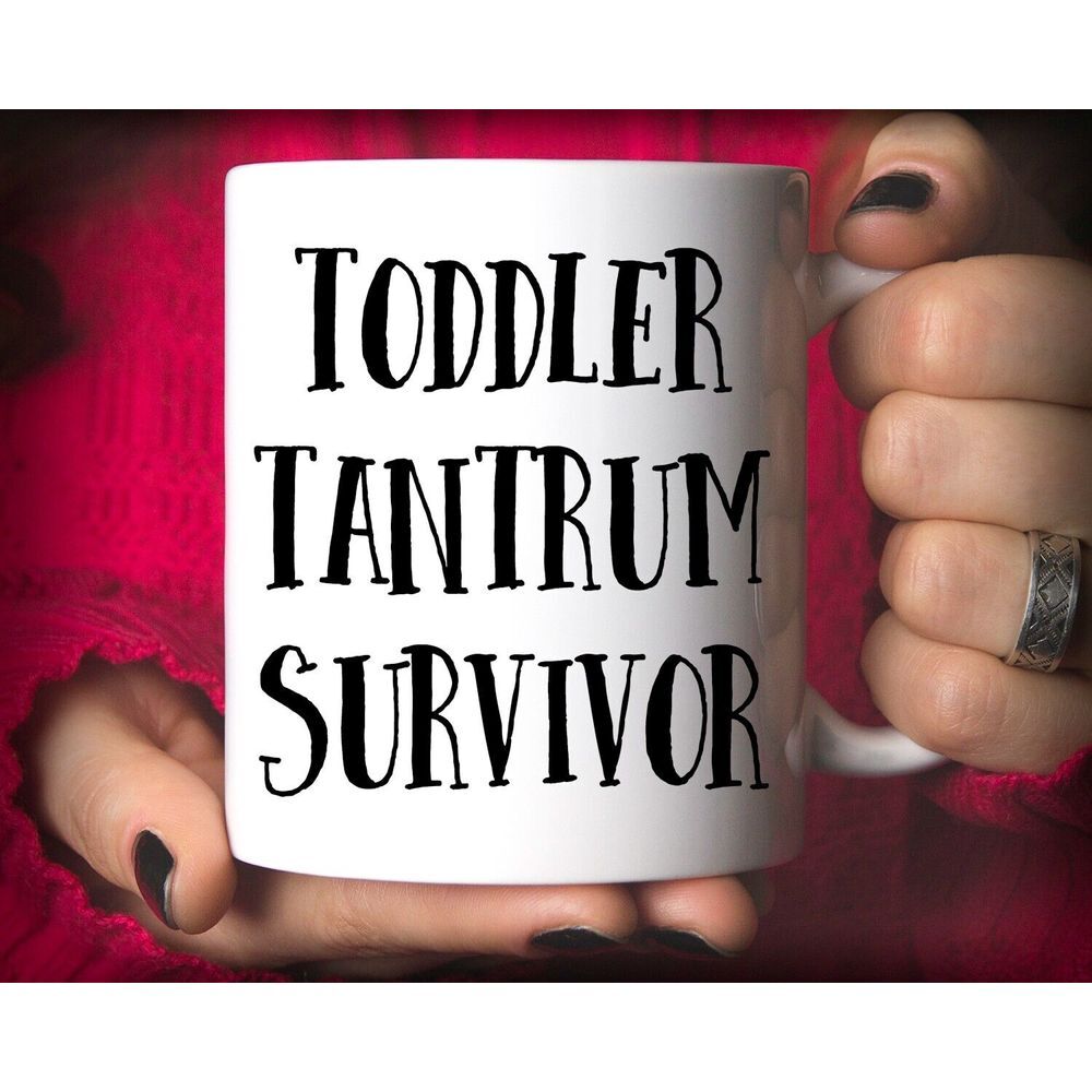 Toddler Tantrum Survivor Mug, Mom Gift‎ Dad GIft  11oz Coffee Mug Gift